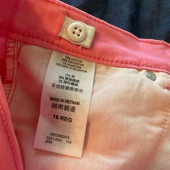 NWOT Girls Size 16 Reg Levi’s Pink Shorty Shorts - Picture 5 of 9